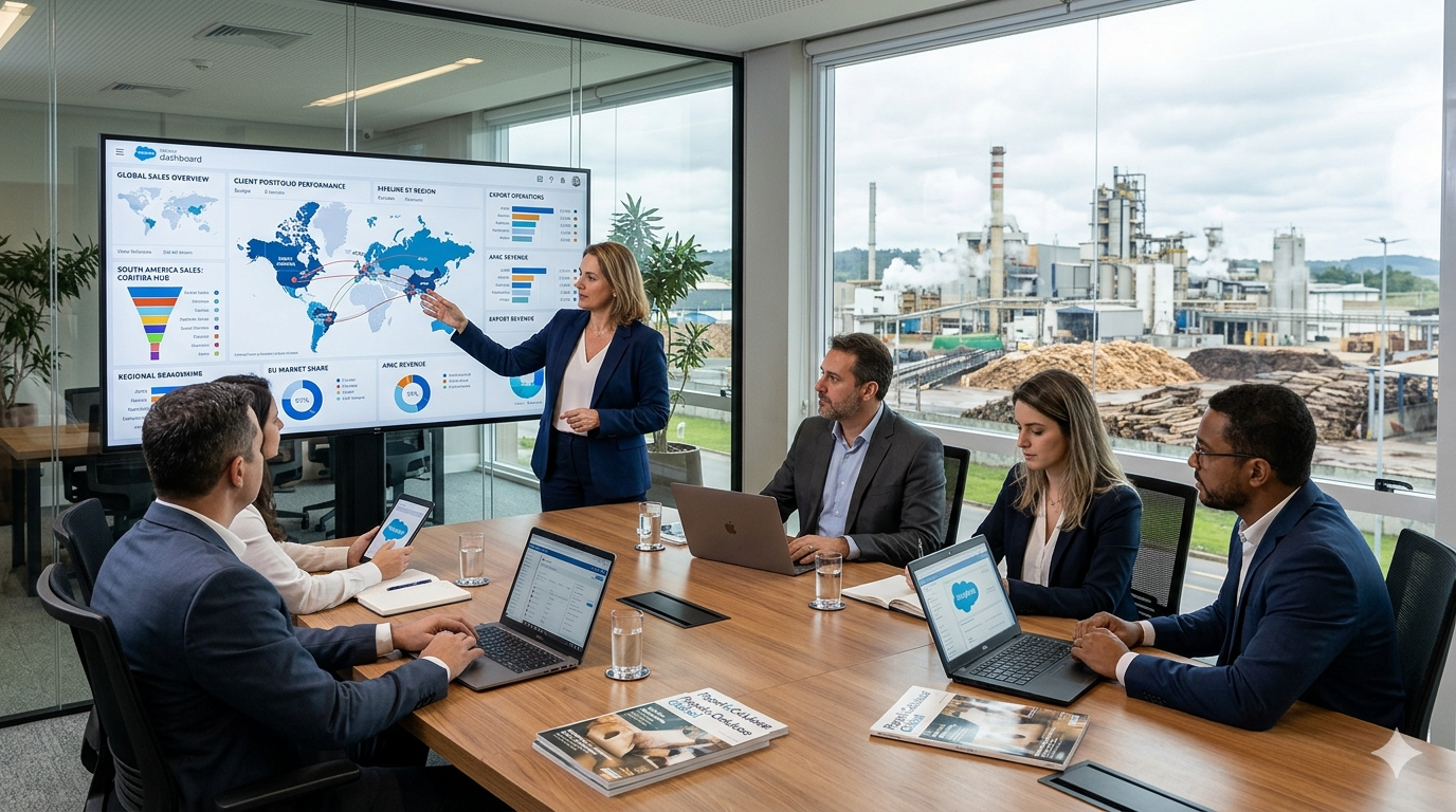 gestão comercial em Salesforce